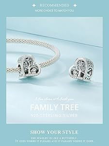 Amazon.com: Family Tree of Life Charms Sterling Silver Home Charms